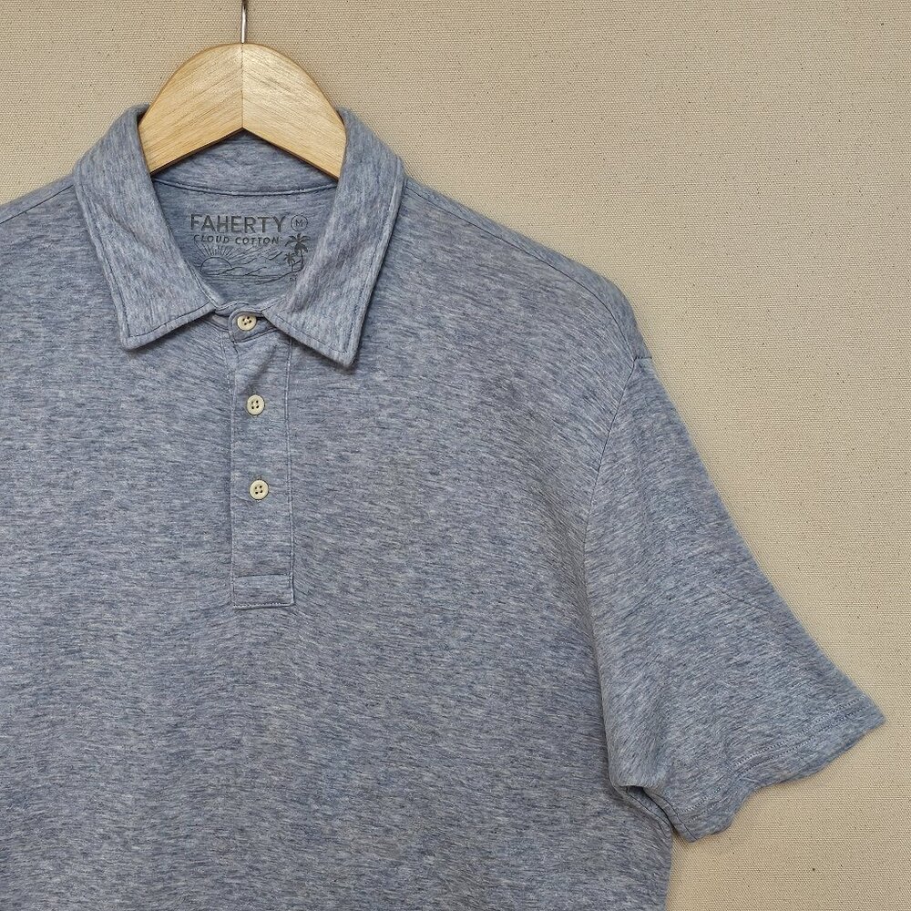 Faherty Cloud Cotton Polo M